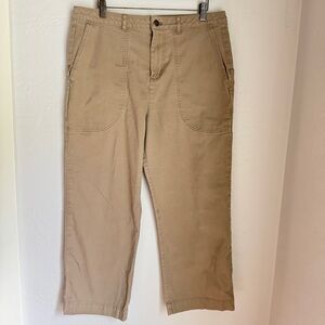 Patagonia‎ Pant Women Straight Leg Khaki Pant Size 14